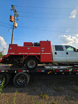 2006 Ford F-550 4wd Crew Cab, Cab & Chassis Dual Rear Wheel Rail Road Truck, Hydraulic Service Body - FULL PART OUT