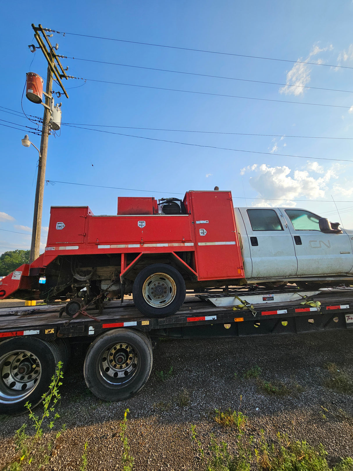 2006 Ford F-550 4wd Crew Cab, Cab & Chassis Dual Rear Wheel Rail Road Truck, Hydraulic Service Body - FULL PART OUT