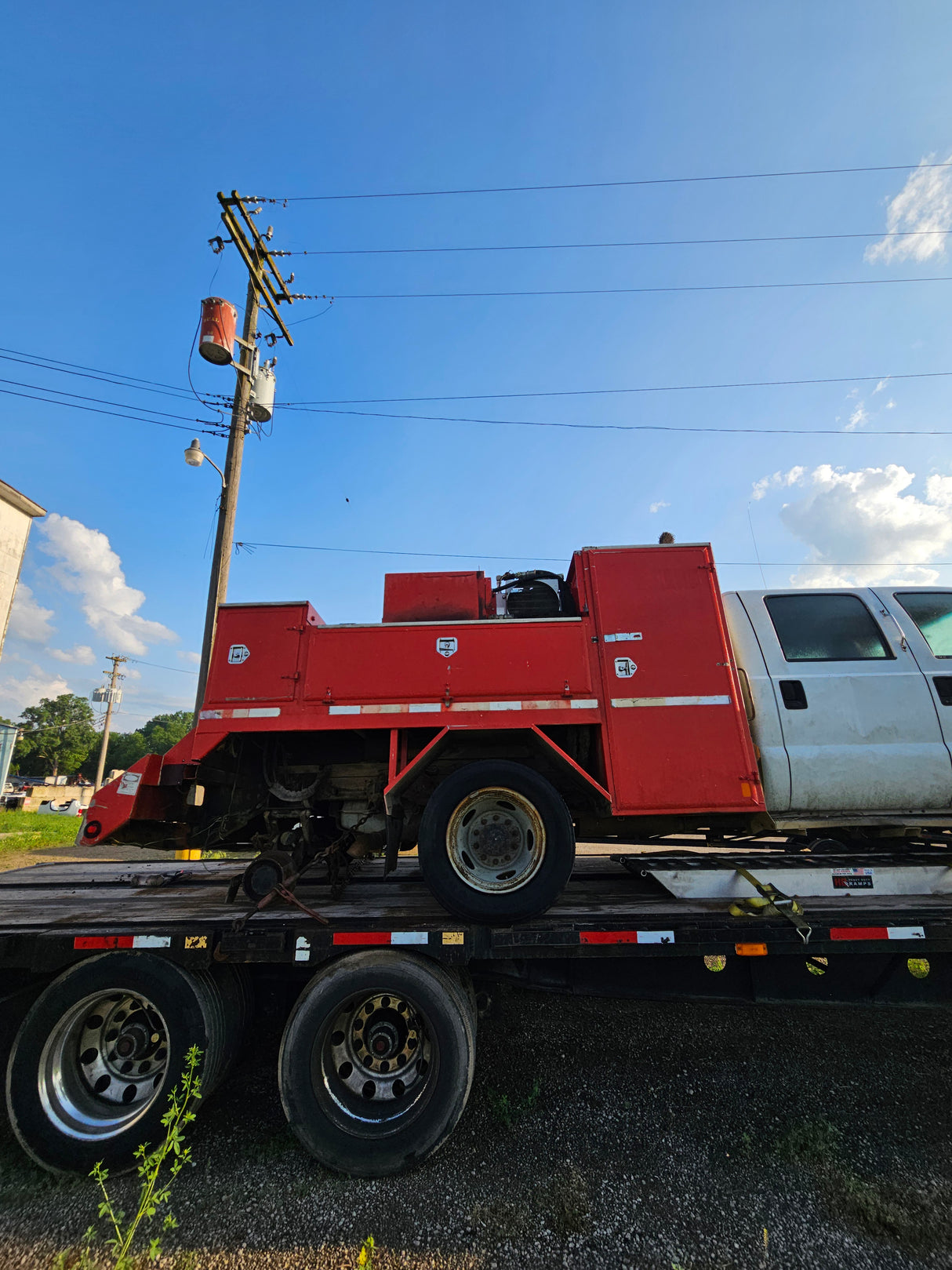 2006 Ford F-550 4wd Crew Cab, Cab & Chassis Dual Rear Wheel Rail Road Truck, Hydraulic Service Body - FULL PART OUT