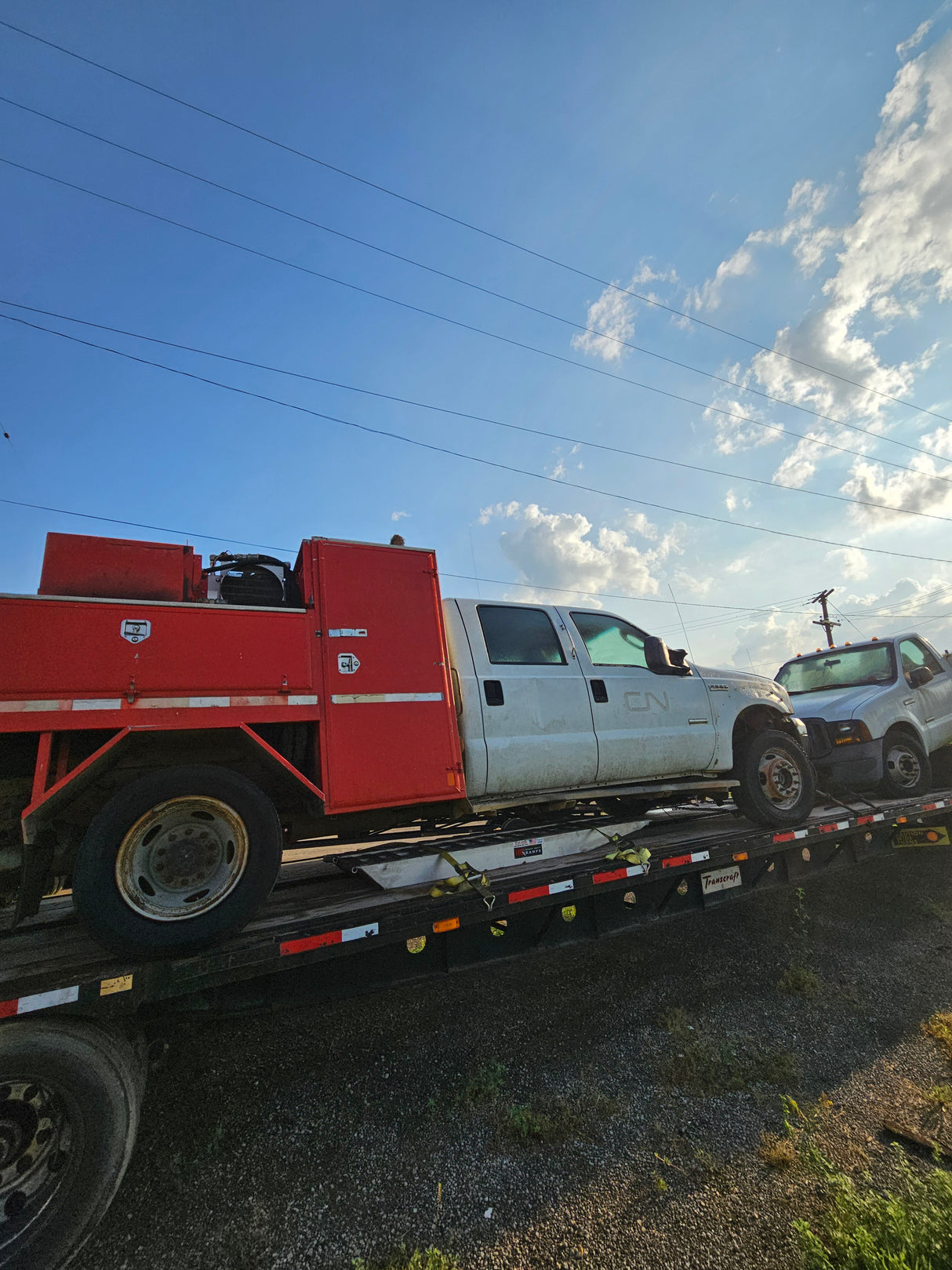 2006 Ford F-550 4wd Crew Cab, Cab & Chassis Dual Rear Wheel Rail Road Truck, Hydraulic Service Body - FULL PART OUT