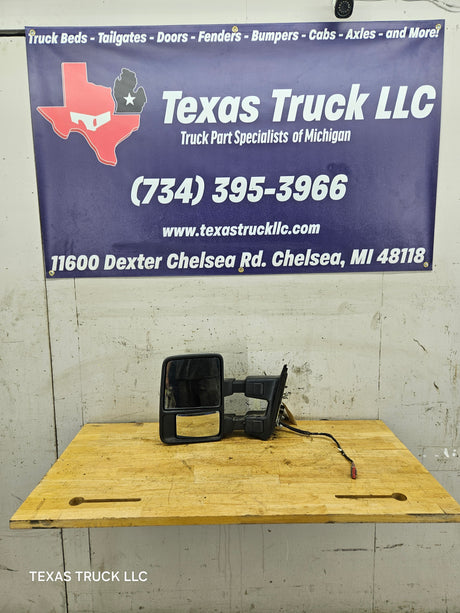 2008-2016 Ford Super Duty F250 F350 F450 F550 LH Driver Side Power Fold & Telescope Heated Towing Mirror OEM
