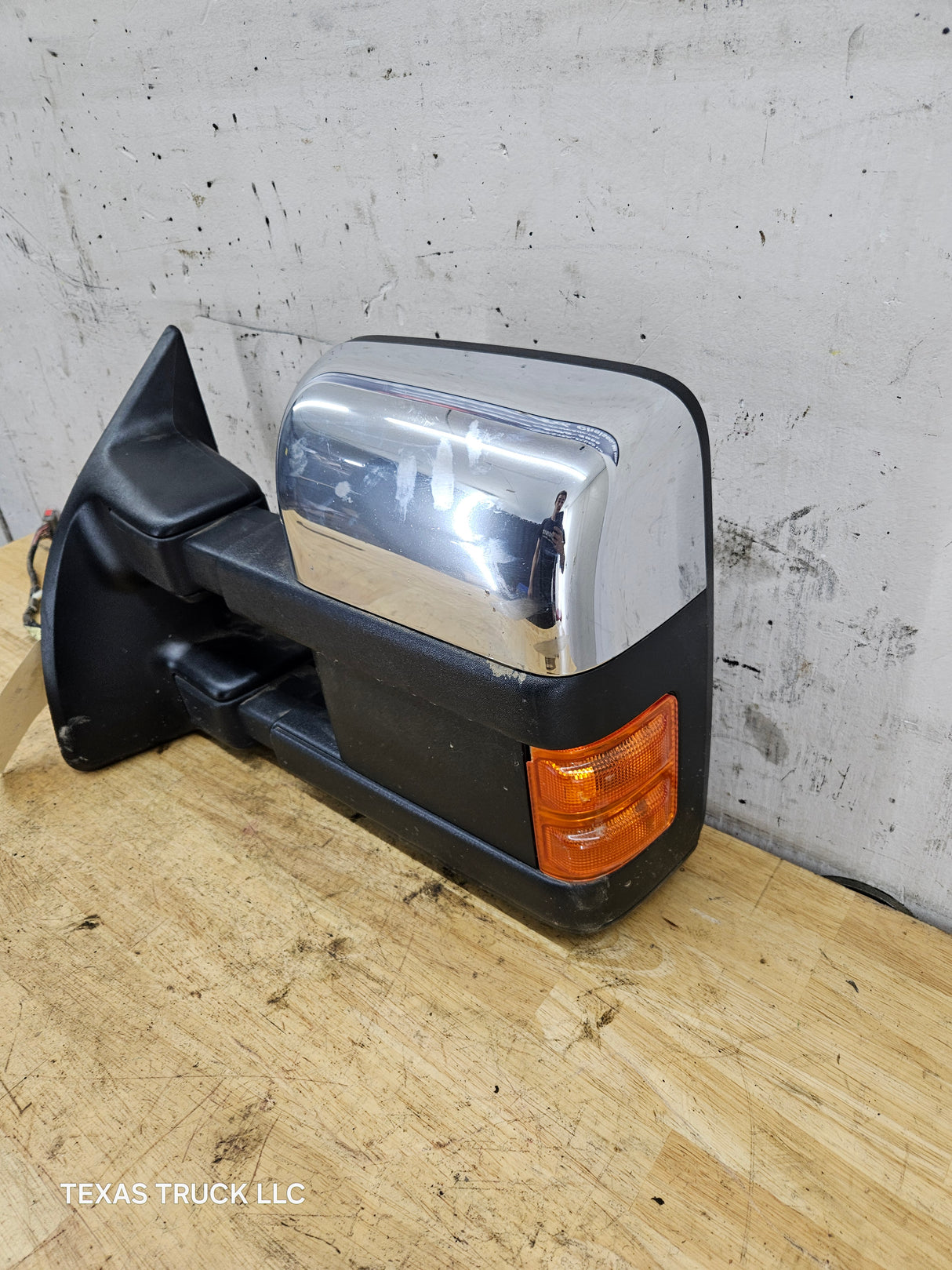 2008-2016 Ford Super Duty F250 F350 F450 F550 LH Driver Side Power Fold & Telescope Heated Towing Mirror OEM