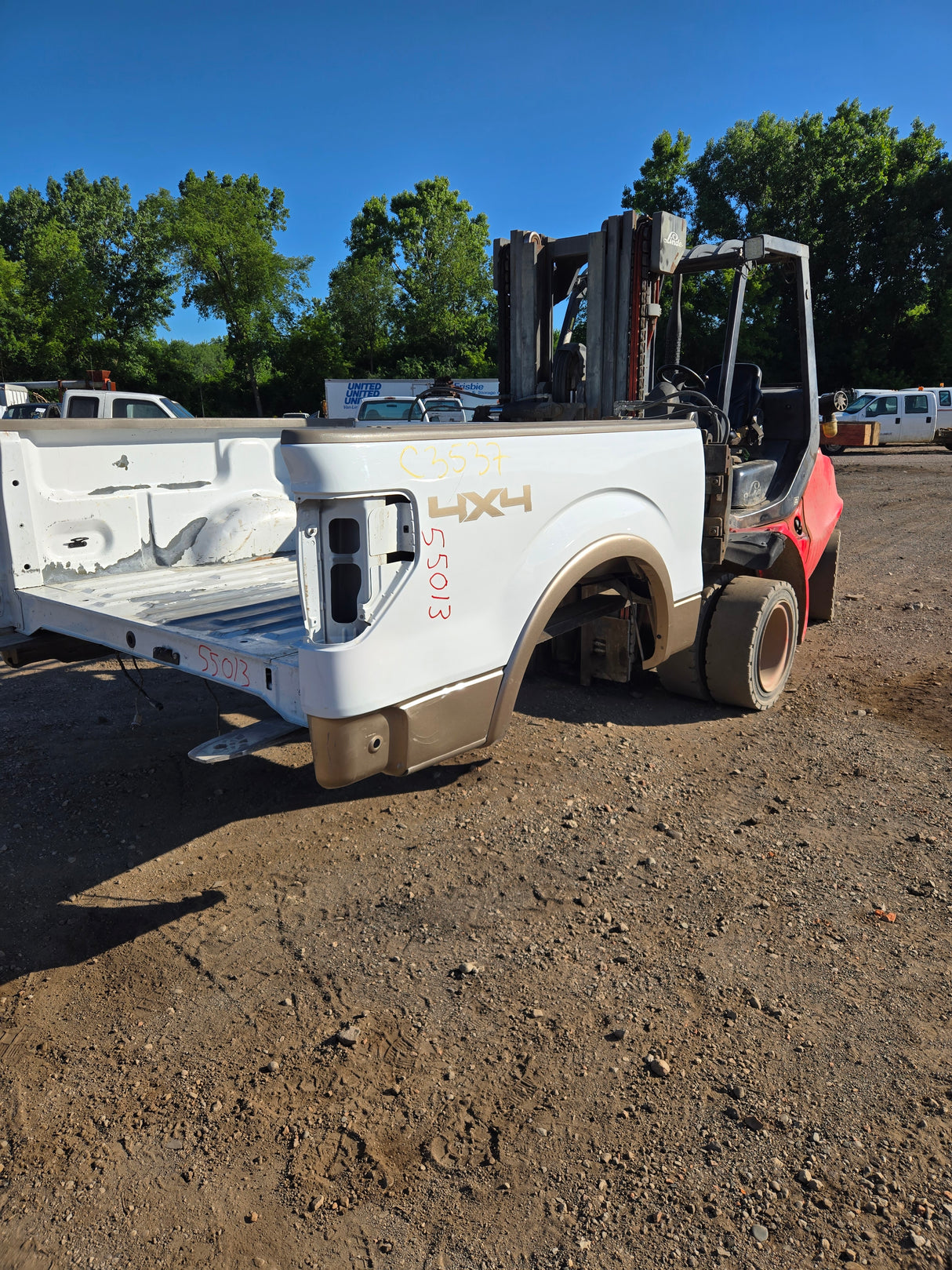 2009-2014 Ford F150 5' 6" Short Truck Bed - White & Tan