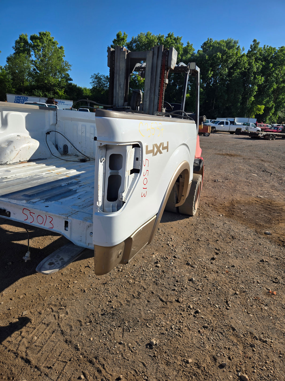 2009-2014 Ford F150 5' 6" Short Truck Bed - White & Tan