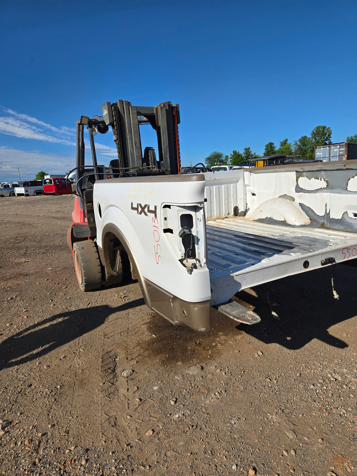 2009-2014 Ford F150 5' 6" Short Truck Bed - White & Tan
