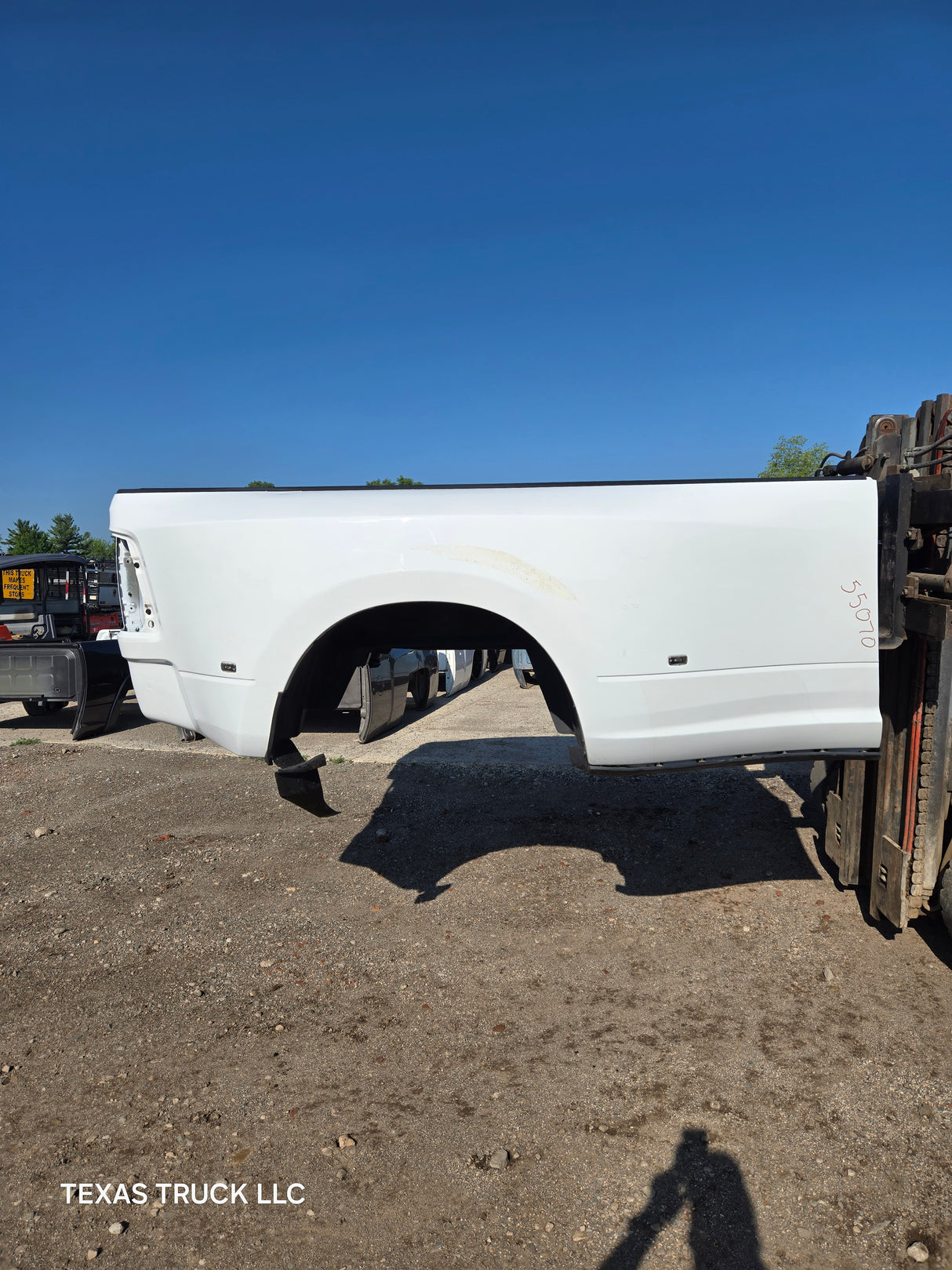 2019-2025 Dodge Ram 3500 4500 5th Gen Dually 8' Truck Bed - White