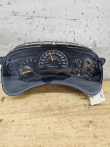 2003-2006 Chevrolet Silverado Tahoe / GMC Sierra Yukon Instrument Gauge Cluster Speedometer 15105687