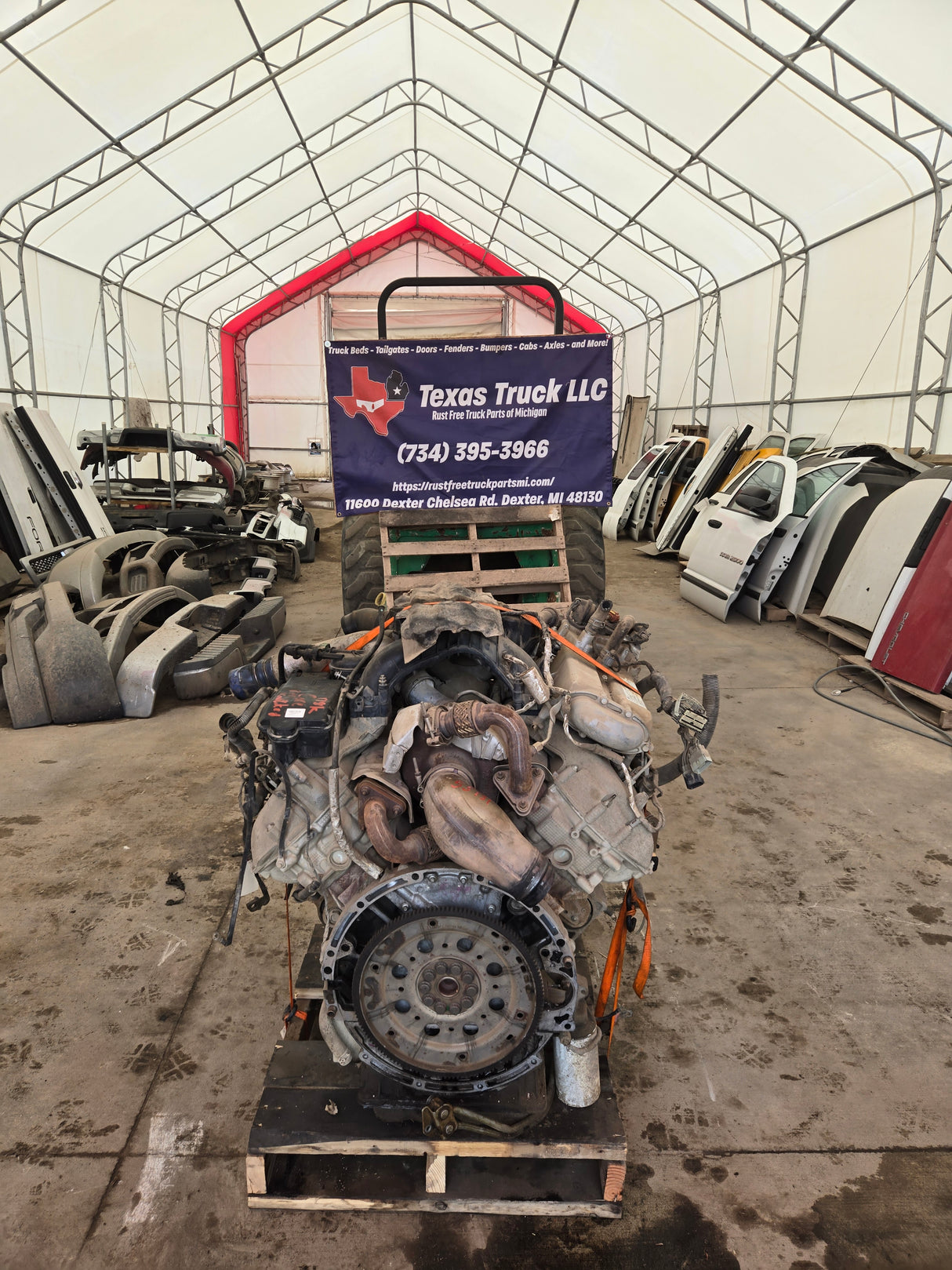 6.7L Power Stroke Complete ENGINE 178K RAN BUT KNOCKED