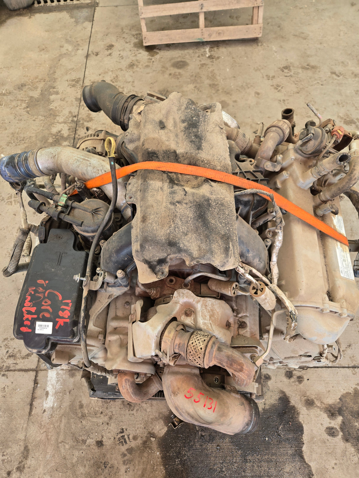 6.7L Power Stroke Complete ENGINE 178K RAN BUT KNOCKED