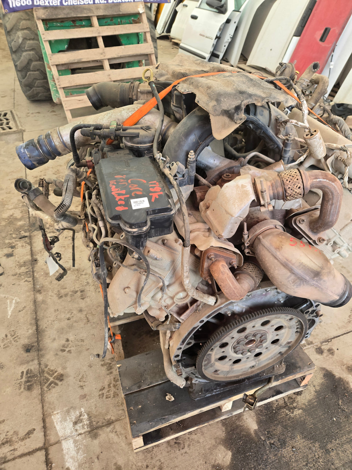 6.7L Power Stroke Complete ENGINE 178K RAN BUT KNOCKED