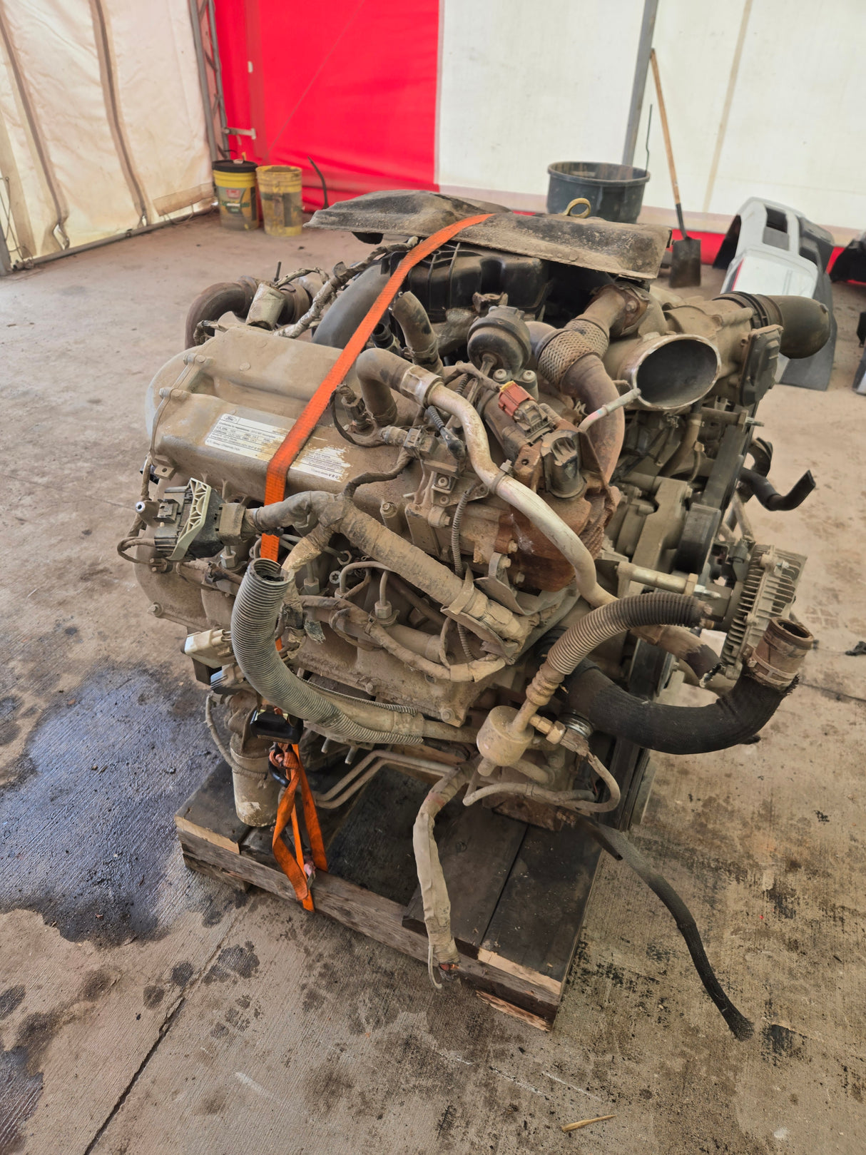 6.7L Power Stroke Complete ENGINE 178K RAN BUT KNOCKED