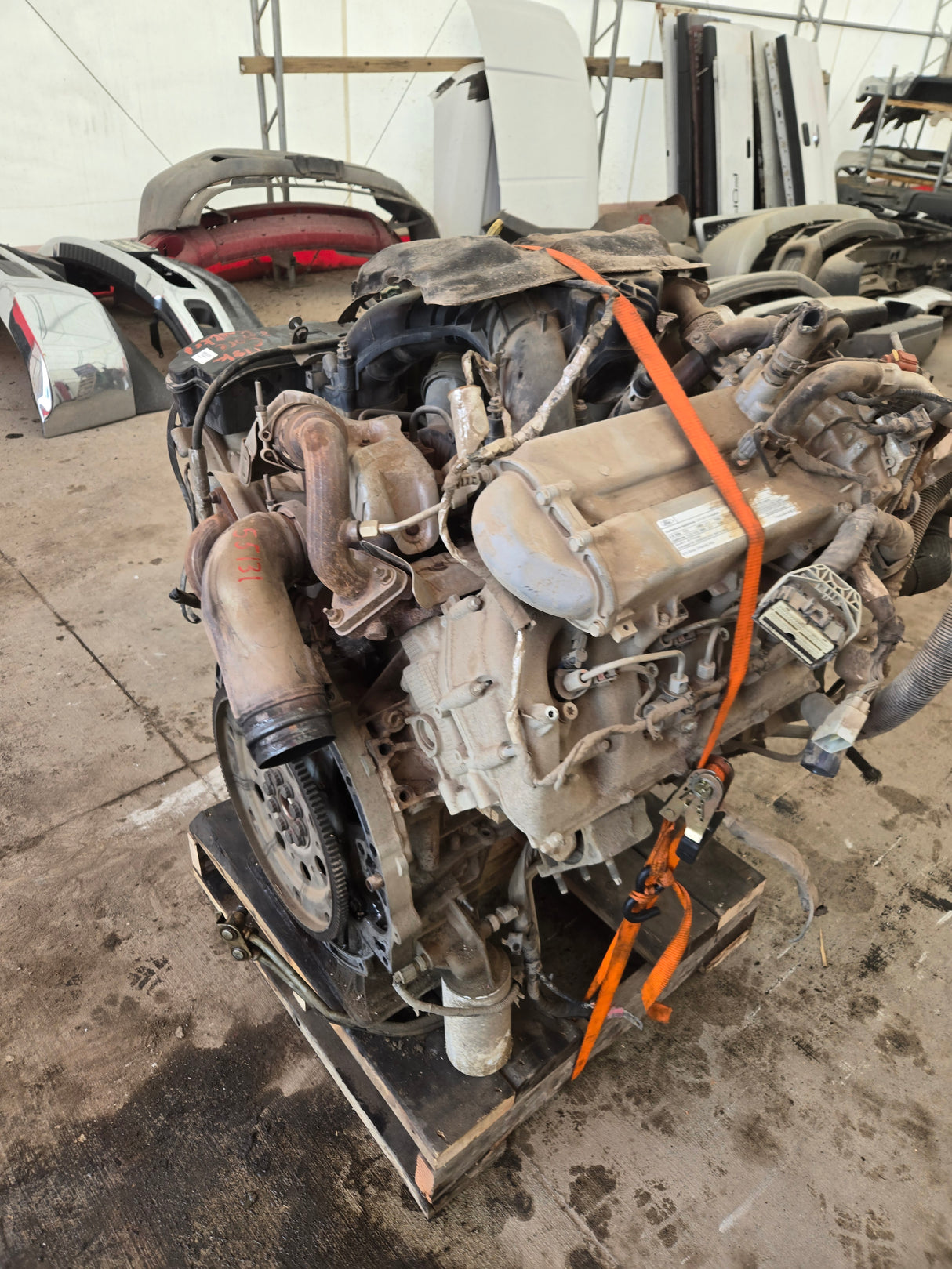 6.7L Power Stroke Complete ENGINE 178K RAN BUT KNOCKED