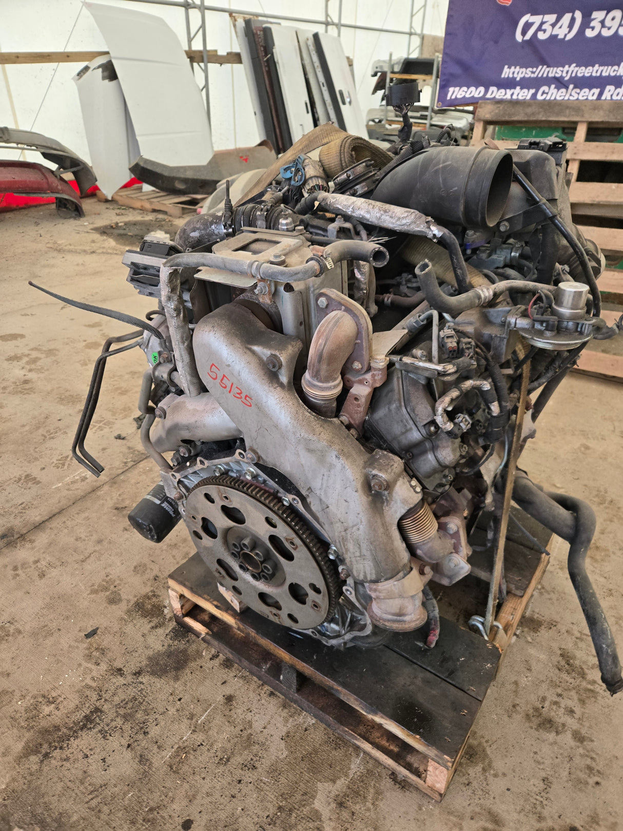 2007-2010 LMM Duramax Diesel 6.6L Engine 229K Miles CORE ENGINE