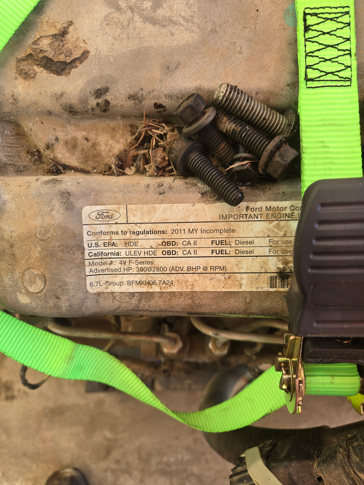 6.7L Power Stroke Complete ENGINE BLOWN UP