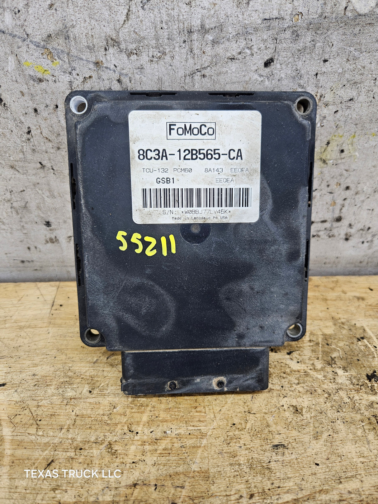 2008-2010 Ford F250 F350 F450 F550 6.4L TCM GSB1 / 8C3A-12B565-CA