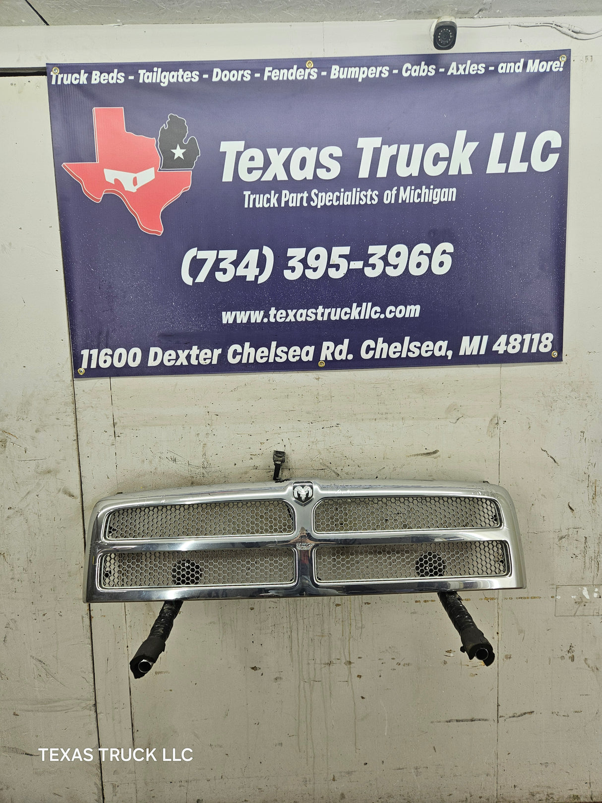 1994-2002 Dodge Ram 2nd Gen 1500 2500 3500 Chrome Grill OEM