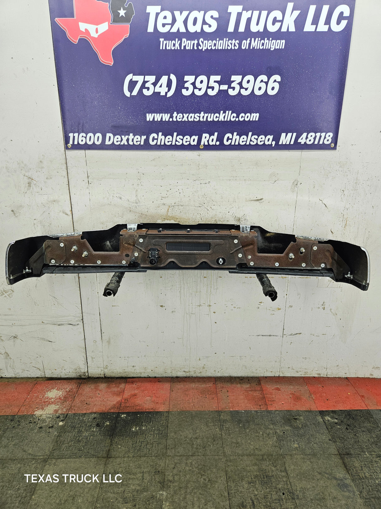 2017-2022 Ford Super Duty Rear Bumper F250 F350 F450 F550 Chrome W/parking aid