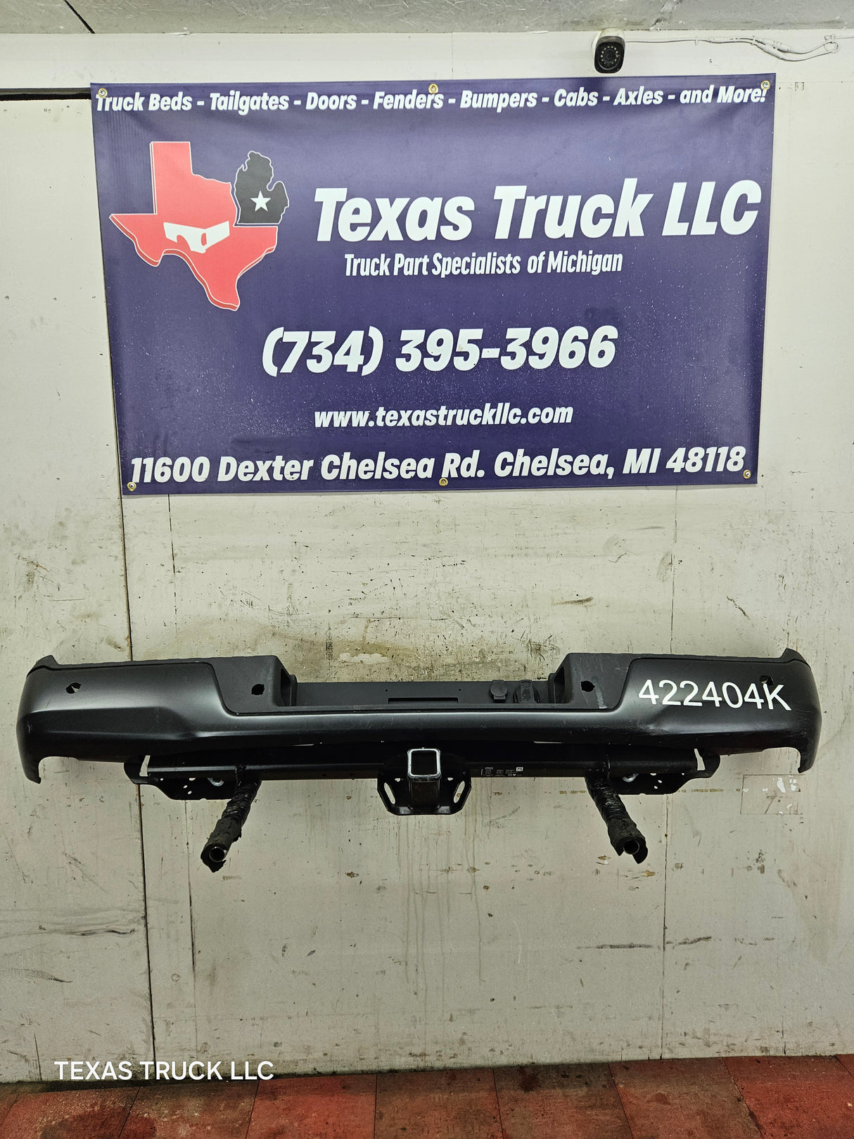2024-2025 Ford F150 Rear Bumper With Parking Aid Sensors & Receiver Hitch
