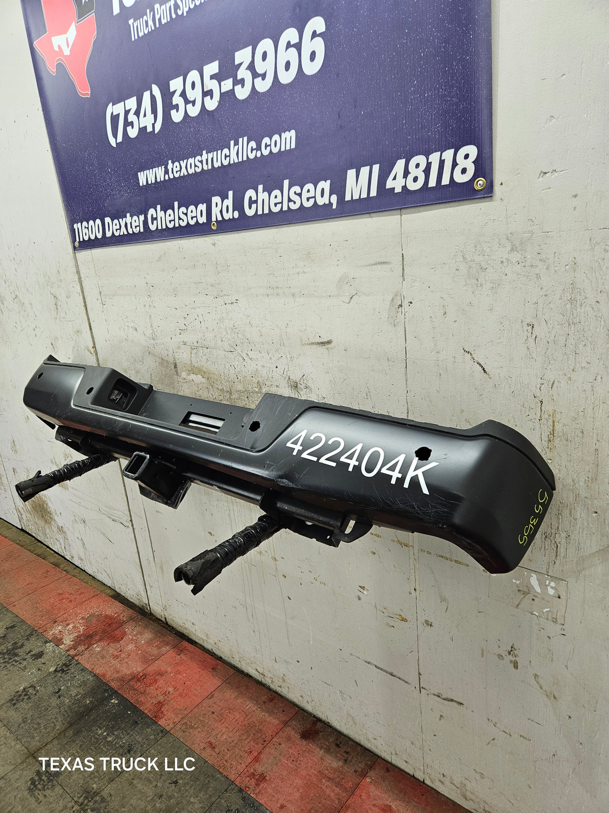 2024-2025 Ford F150 Rear Bumper With Parking Aid Sensors & Receiver Hitch
