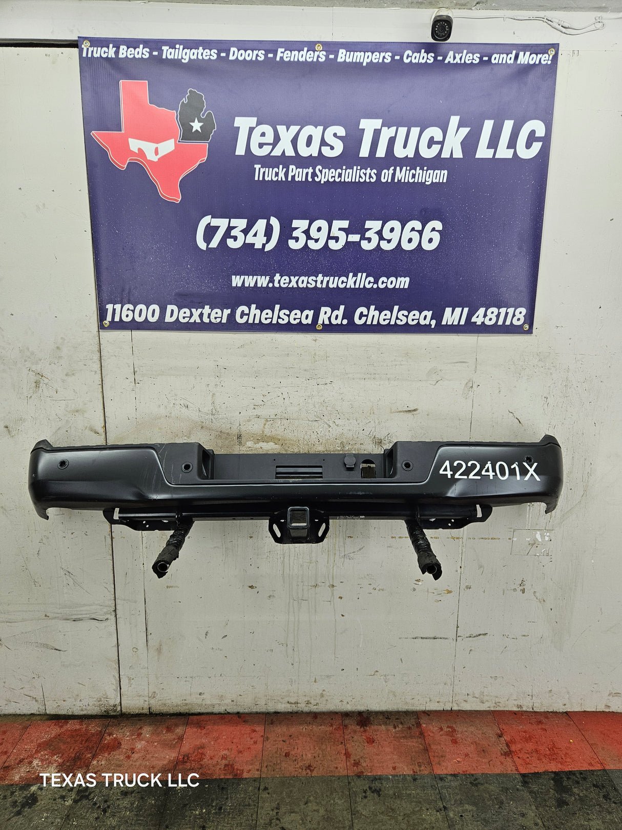 2024-2025 Ford F150 Rear Bumper With Parking Aid Sensors & Receiver Hitch