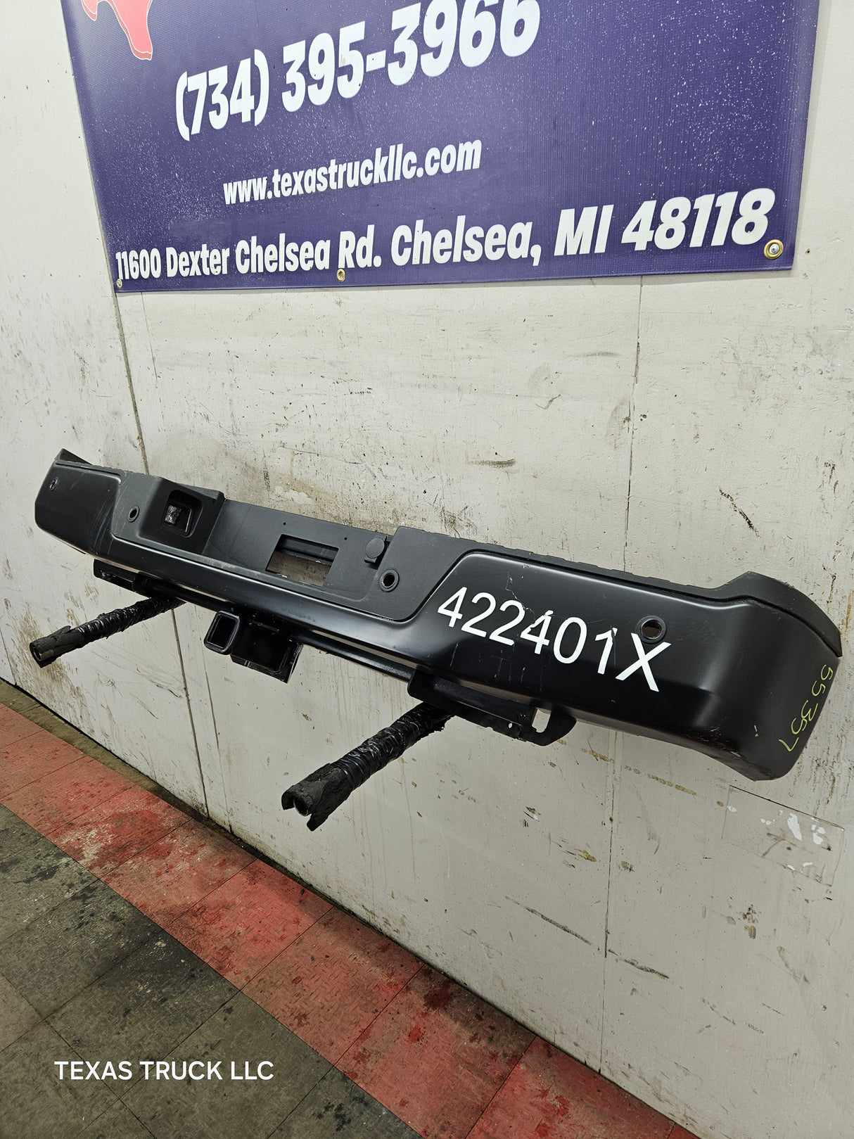 2024-2025 Ford F150 Rear Bumper With Parking Aid Sensors & Receiver Hitch