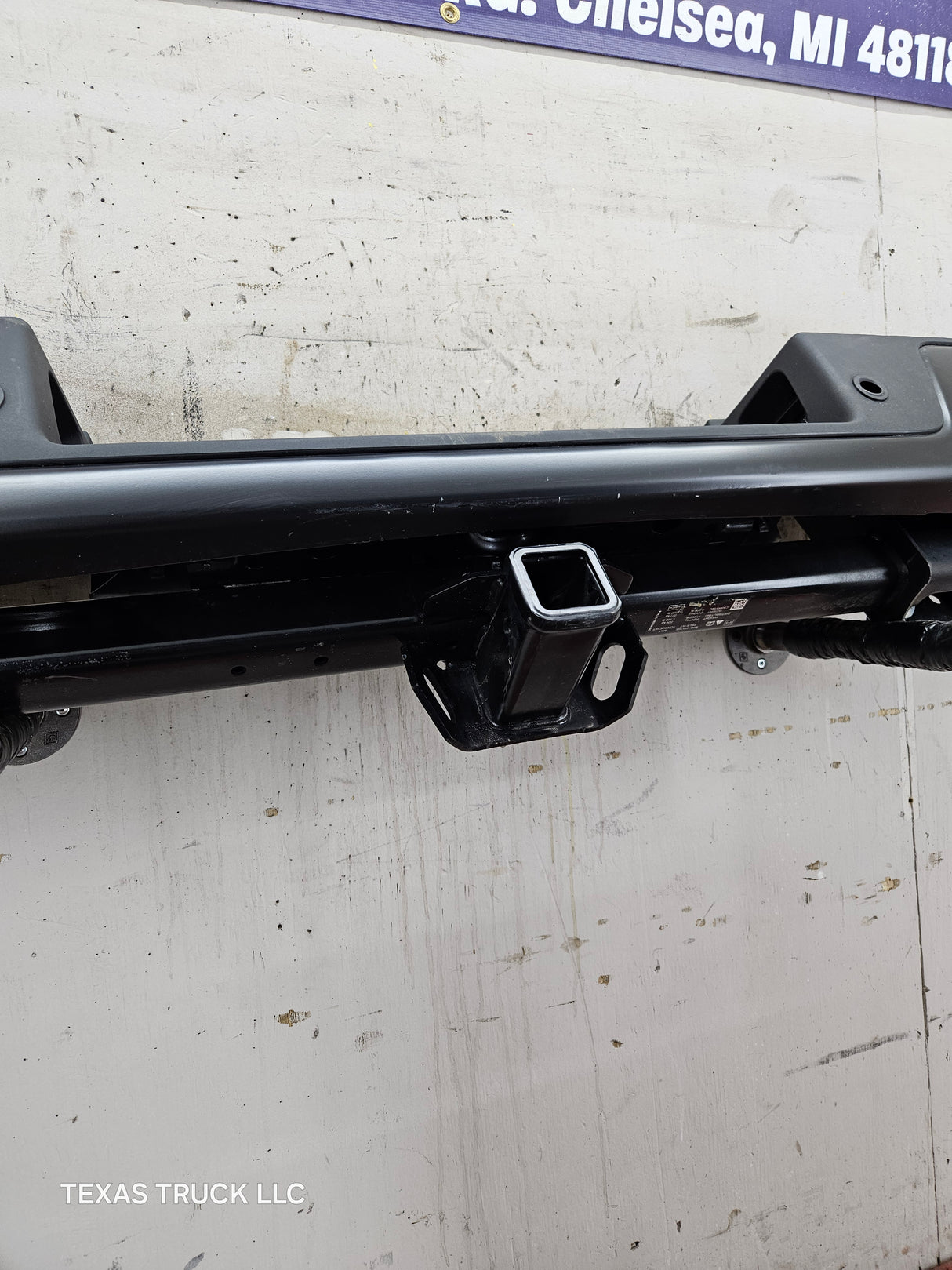 2024-2025 Ford F150 Rear Bumper With Parking Aid Sensors & Receiver Hitch