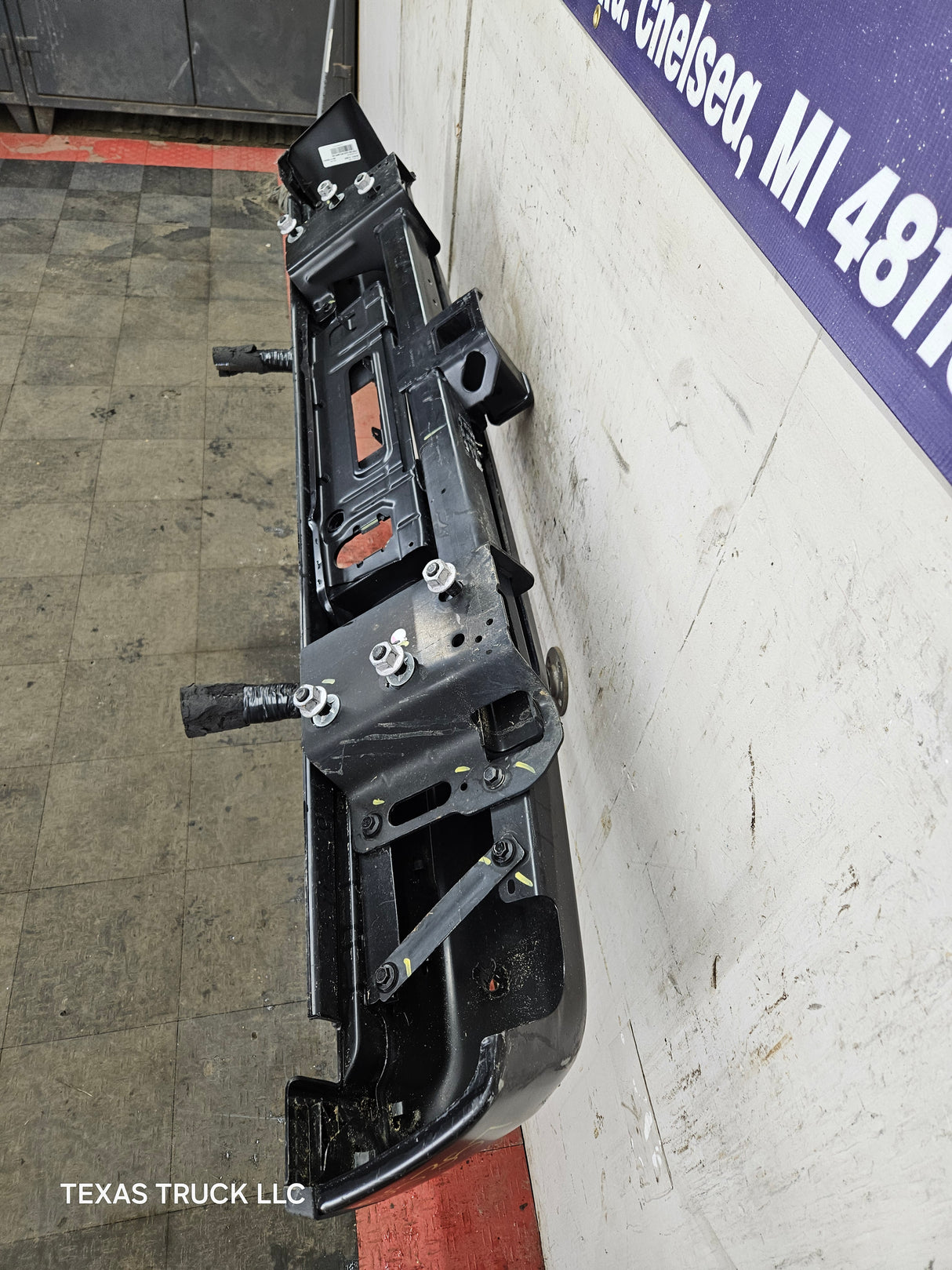 2024-2025 Ford F150 Rear Bumper With Parking Aid Sensors & Receiver Hitch
