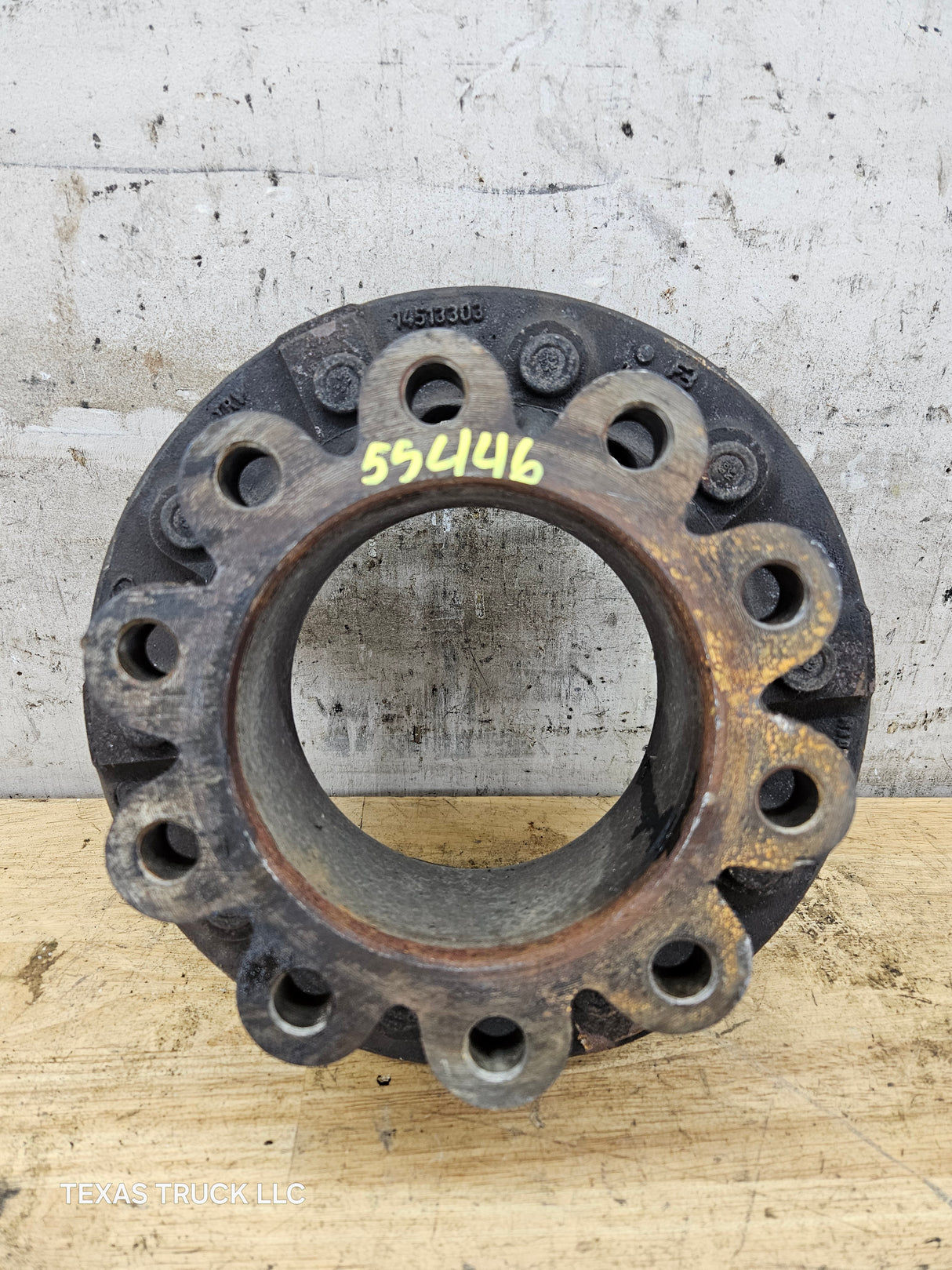 2005-2023 Ford Super Duty F450 F550 Dually Front Hub Extender 5C34-1A014-B Brake Wheel Rim Adapter 10 lug 4wd or 2wd