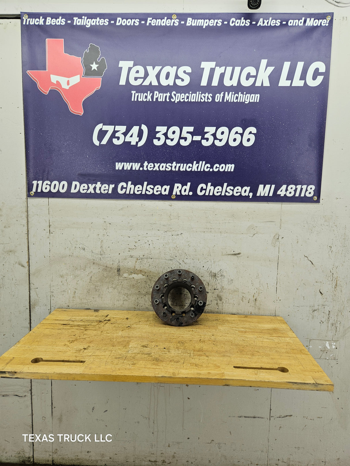 2005-2023 Ford Super Duty F450 F550 Dually Front Hub Extender 5C34-1A014-B Brake Wheel Rim Adapter 10 lug 4wd or 2wd