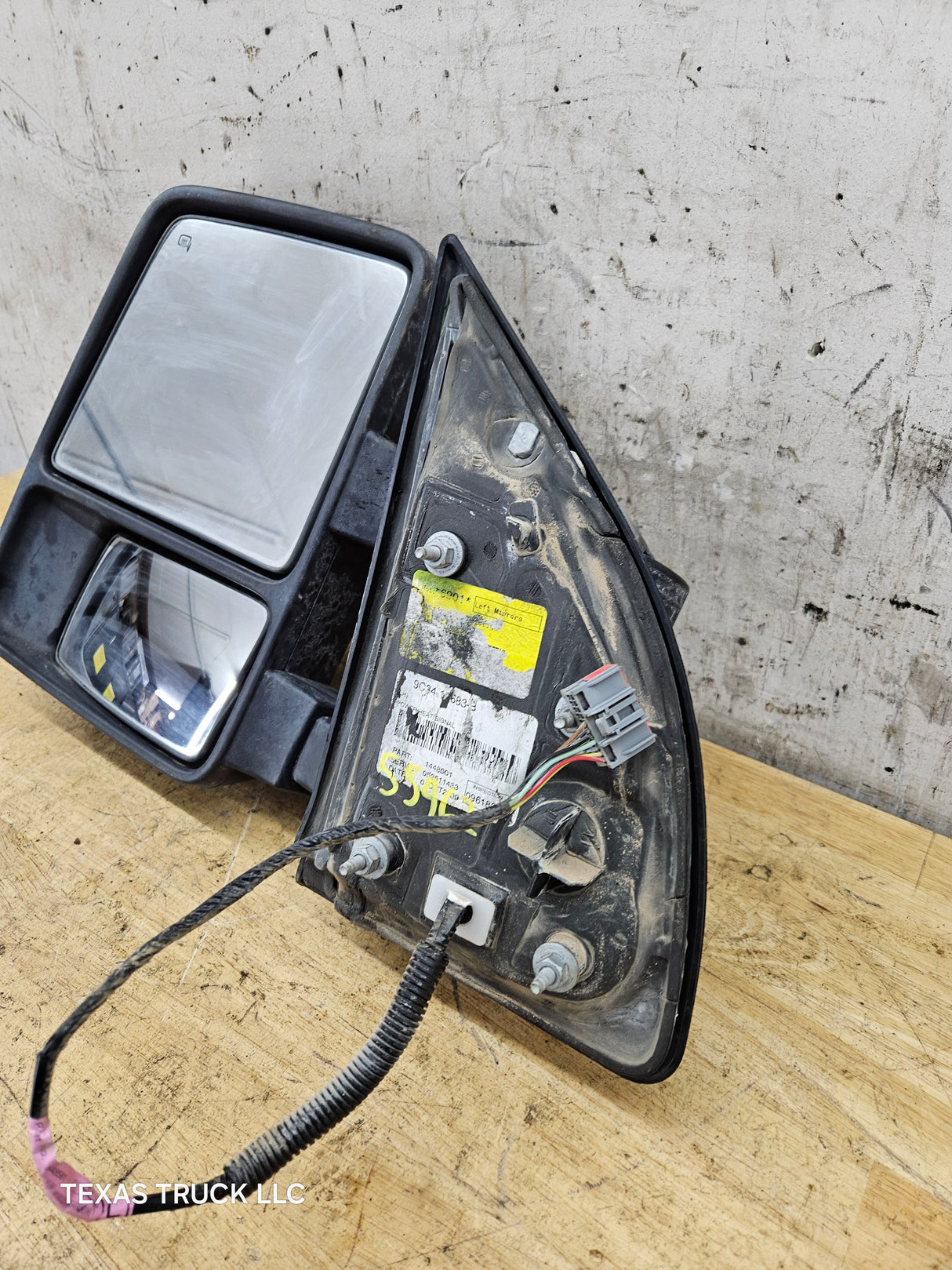 2008-2010 Ford Super Duty F250 F350 F450 F550 LH Driver Side Power & Heated Towing Mirror OEM