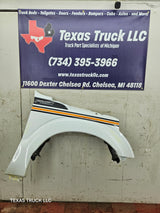 2011-2016 Ford Super Duty F250 F350 RH Passenger Side Front Fender Quarter Panel - Oxford White