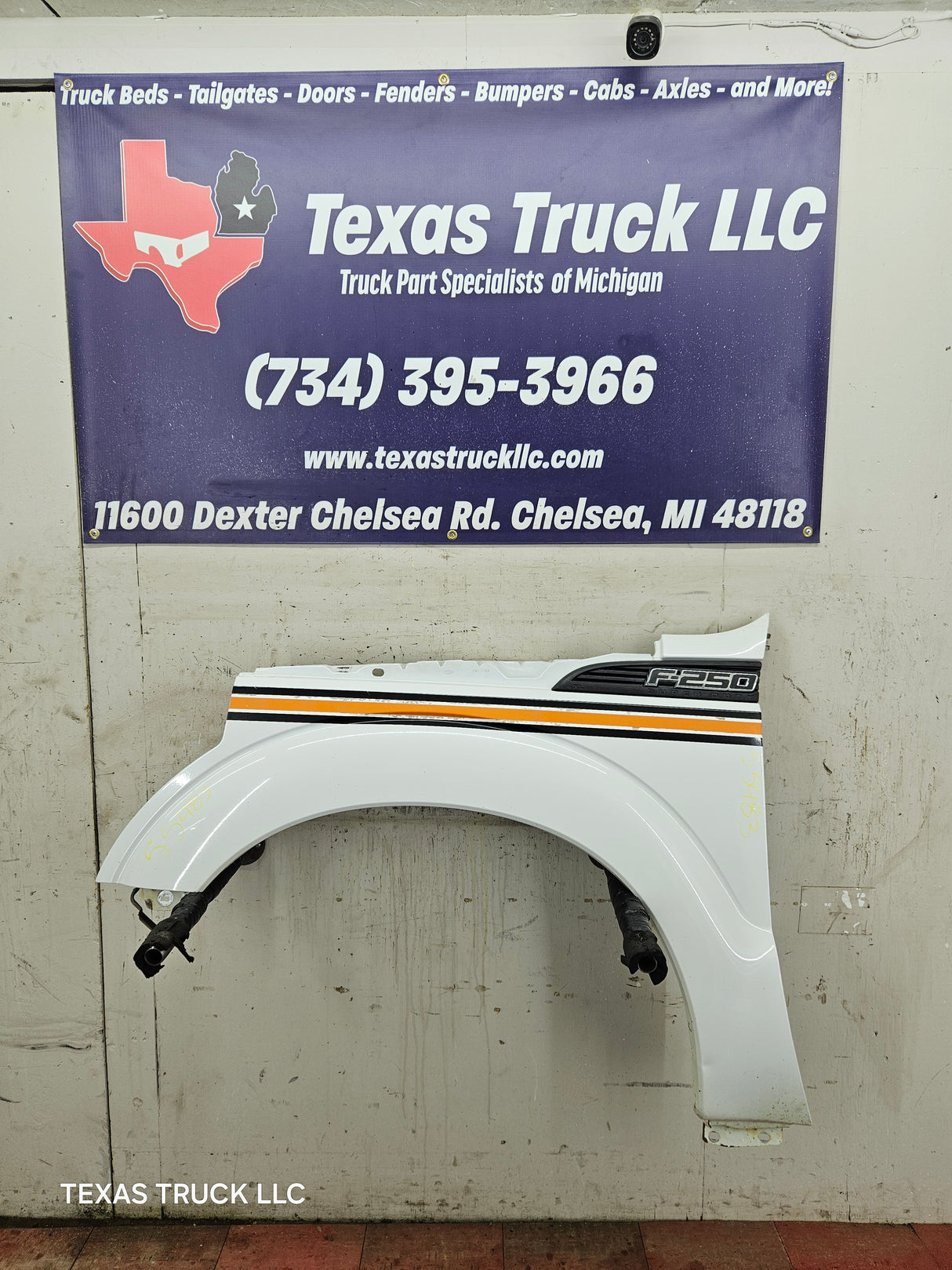 2011-2016 Ford Super Duty F250 F350 LH Driver Side Front Fender - Oxford White