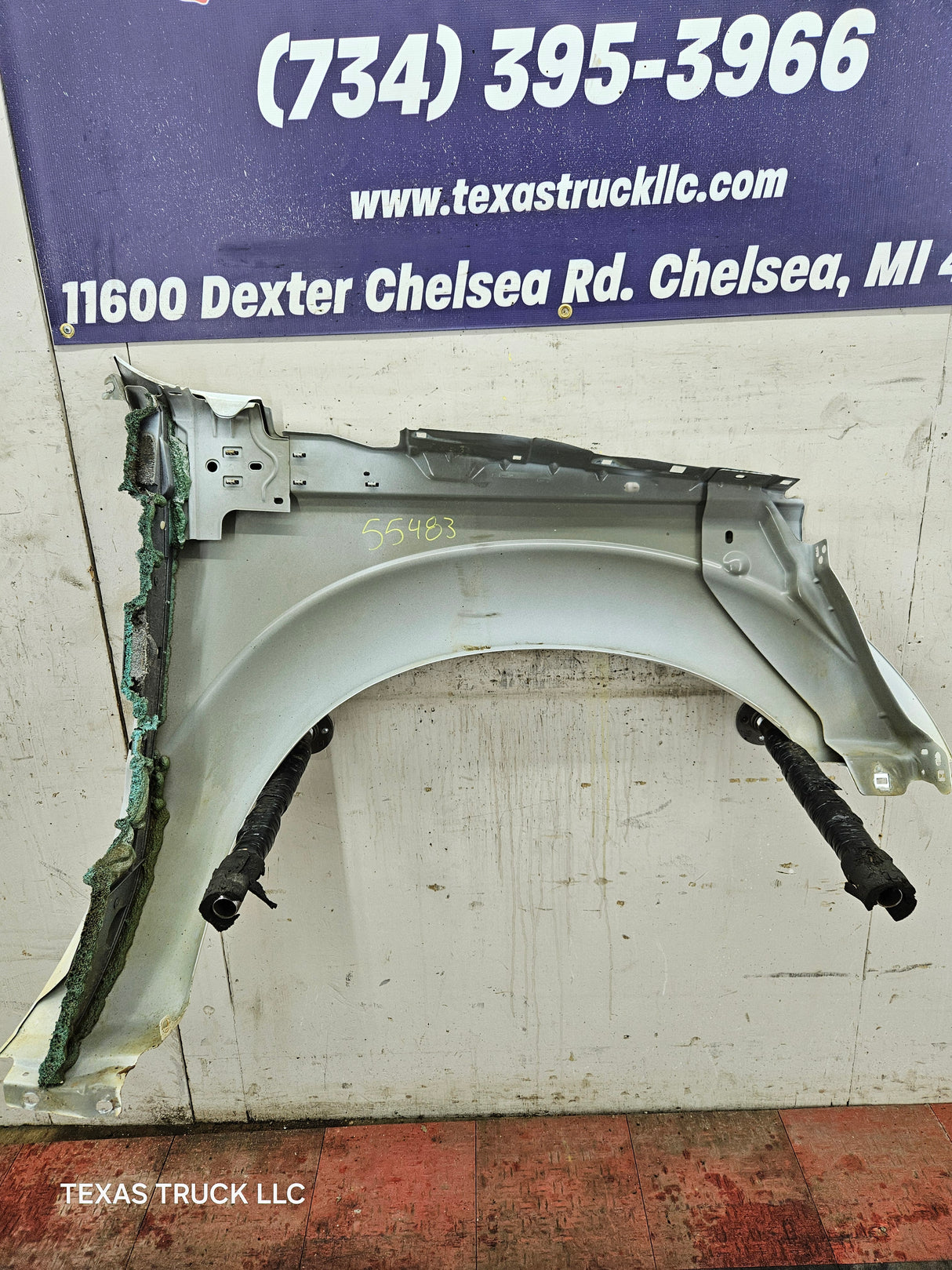 2011-2016 Ford Super Duty F250 F350 LH Driver Side Front Fender - Oxford White