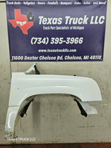 2003-2007 Chevrolet Silverado / Tahoe / Suburban 1500 2500 3500 HD RH Passenger Side "Cateye" Front Fender - Summit White