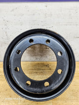 Trailer Wheel, 17.5"x6.75", 8 on 275MM Bolt Pattern, Steel Black OEM Dual, 221 MM Center Bore, 22 MM, 6200 Lbs Capacity