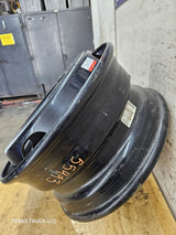 Trailer Wheel, 17.5"x6.75", 8 on 275MM Bolt Pattern, Steel Black OEM Dual, 221 MM Center Bore, 22 MM, 6200 Lbs Capacity