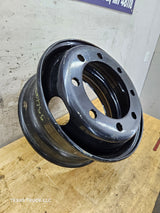 Trailer Wheel, 17.5"x6.75", 8 on 275MM Bolt Pattern, Steel Black OEM Dual, 221 MM Center Bore, 22 MM, 6200 Lbs Capacity