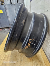 Trailer Wheel, 17.5"x6.75", 8 on 275MM Bolt Pattern, Steel Black OEM Dual, 221 MM Center Bore, 22 MM, 6200 Lbs Capacity