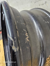 Trailer Wheel, 17.5"x6.75", 8 on 275MM Bolt Pattern, Steel Black OEM Dual, 221 MM Center Bore, 22 MM, 6200 Lbs Capacity