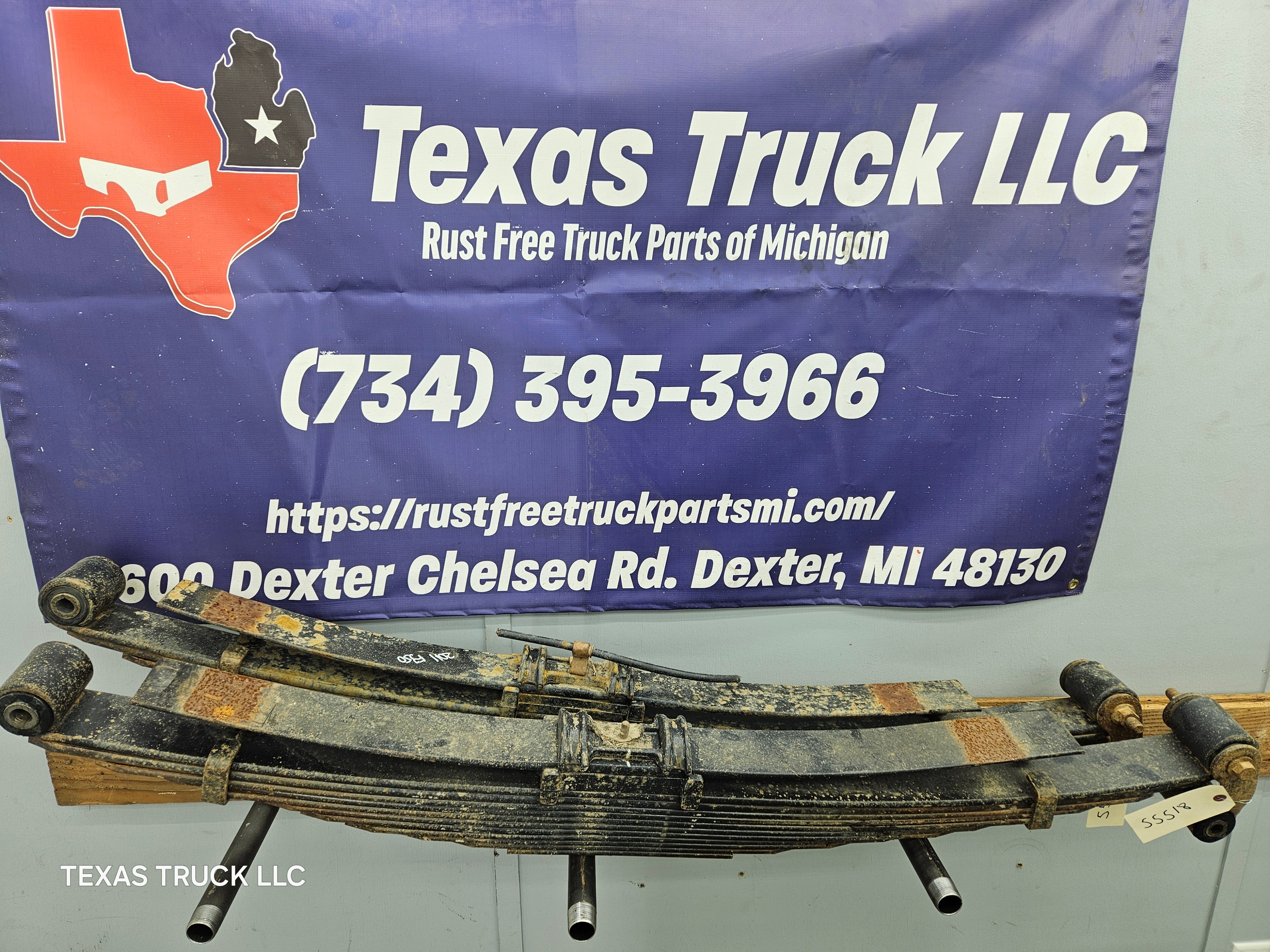 Cab Subframe Spring 2011-2016 Ford F350 CAB & CHASSIS Super Duty Rear Leaf Springs - Pair ...