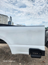 2023-2025 Ford Super Duty 8' Long Truck Bed F250 F350 Oxford White Bed Liner Factory Gooseneck Holes