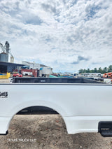 2023-2025 Ford Super Duty 8' Long Truck Bed F250 F350 Oxford White Bed Liner Factory Gooseneck Holes