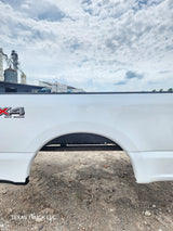 2023-2025 Ford Super Duty 8' Long Truck Bed F250 F350 Oxford White Bed Liner Factory Gooseneck Holes