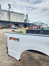 2023-2025 Ford Super Duty 8' Long Truck Bed F250 F350 Oxford White Bed Liner Factory Gooseneck Holes