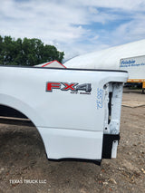 2023-2025 Ford Super Duty 8' Long Truck Bed F250 F350 Oxford White Bed Liner Factory Gooseneck Holes