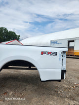 2023-2025 Ford Super Duty 8' Long Truck Bed F250 F350 Oxford White Bed Liner Factory Gooseneck Holes