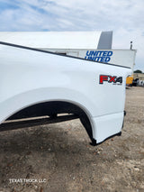 2023-2025 Ford Super Duty 8' Long Truck Bed F250 F350 Oxford White Bed Liner Factory Gooseneck Holes