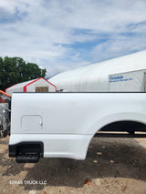 2023-2025 Ford Super Duty 8' Long Truck Bed F250 F350 Oxford White Bed Liner Factory Gooseneck Holes