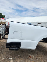 2023-2025 Ford Super Duty 8' Long Truck Bed F250 F350 Oxford White Bed Liner Factory Gooseneck Holes