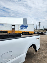 2023-2025 Ford Super Duty 8' Long Truck Bed F250 F350 Oxford White Bed Liner Factory Gooseneck Holes